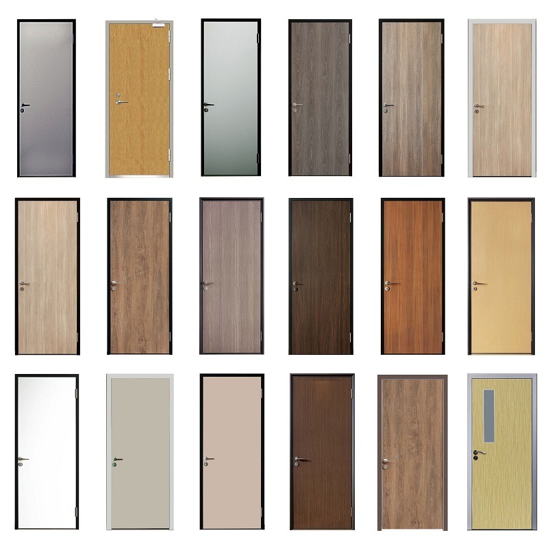 High Mdf Flush Interioir Wood Hot Sale ذات نوعية جيدة من الميلامين Hdf باب مصبوب رخيص غرفة داخلية خشبية الخشب دافق ورقة واحدة تصميم الباب Mdf مخصص خشبي...