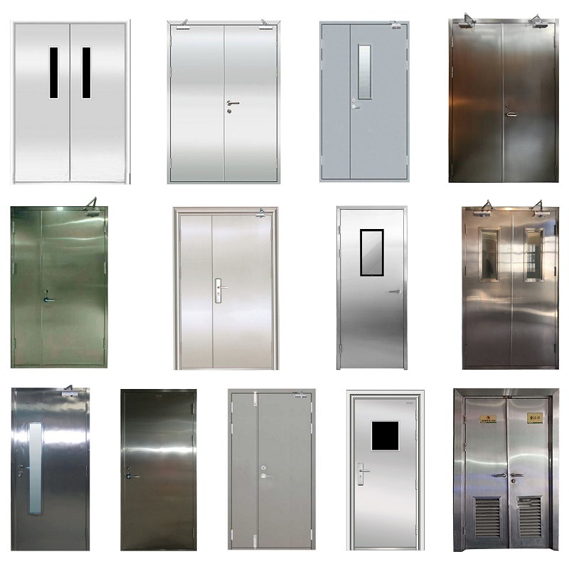 0.5 \/ 1.0Mm باب أمان فولاذي لماليزيا المهنية Puertas De Chapa Galvanizada Precios Iron Gate Grill تصميم باب أمان مستعملة أبواب فولاذية تجارية تصميم جديد صنع ف...