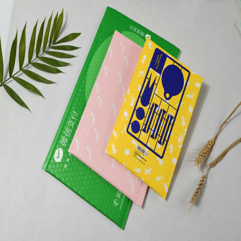 دائمة مخصصة فقاعة سميكة البولي إثيلين الذاتي لاصق الحقيبة البريدية