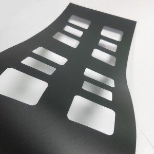 0.175mm مجلس العزل الأسود مقاومة درجات الحرارة العالية مقاومة للحريق عزل طوقا تجهيز مصنع مخصص