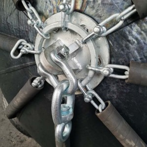 درابزين رسو السفن المضادة للتصادم هوائي المطاط درابزين