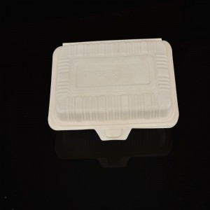 عالية الجودة قابلة للتحلل سماد نشا الذرة مربع الغداء