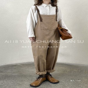 السيدات السراويل فضفاض ، ومناسبة لأي مناسبة ، والأكثر راحة نمط عارضة القطن والكتان العرف 11662 أزياء فضفاضة حبال السراويل