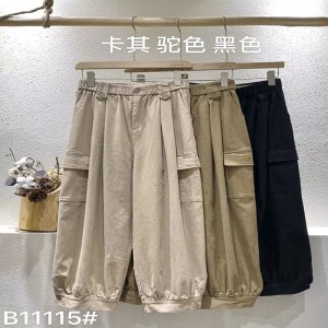 السيدات سراويل فضفاضة ، ومناسبة لأي مناسبة ، أكثر راحة نمط عارضة القطن والكتان العرف 115 أزياء سراويل فضفاضة