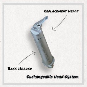 نظام رأس قابل للتبديل Emet \\/ أدوات تصنيع محور العجلة من الألومنيوم \\/ أدوات خراطة