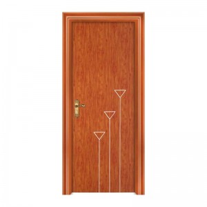 الصين oem مصنع منفذ wpc الخشب البلاستيك الباب الأبواب البلاستيكية المحورية يتوقف عن الباب الخشبي