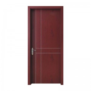 الصين oem مصنع منفذ wpc الخشب البلاستيك الباب الأبواب البلاستيكية المحورية يتوقف عن الباب الخشبي