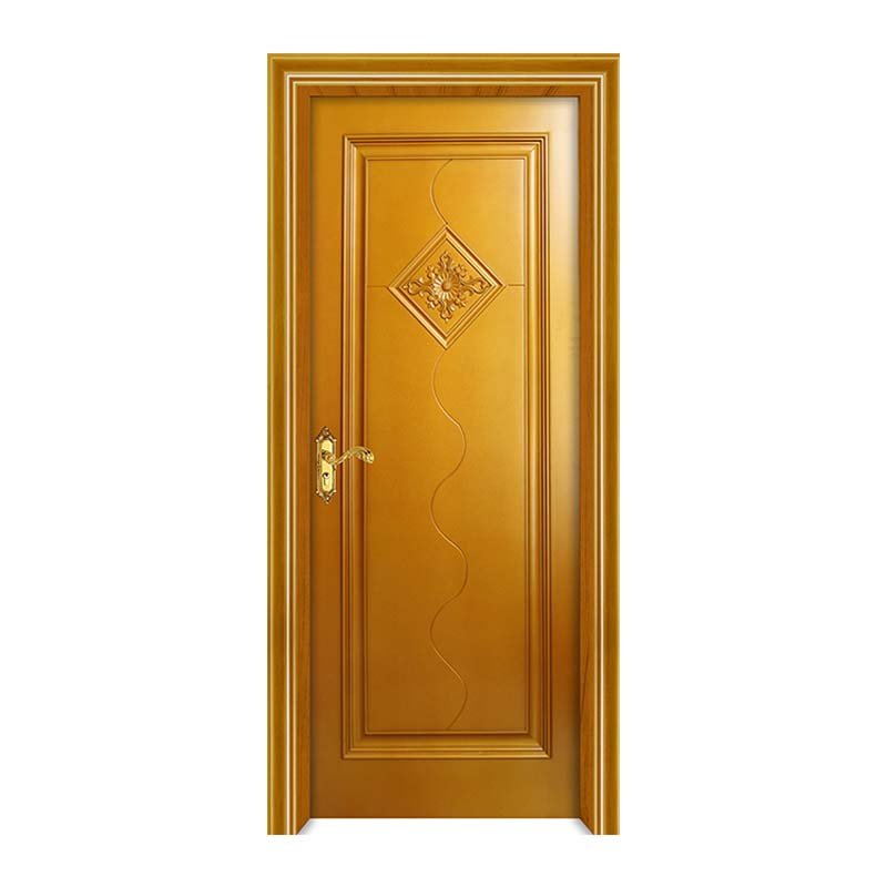 الصين wpc الباب الجلد الطلاء خشبية سوينغ الداخلية الباب الصوت واقية العفن الأبواب مع قفل
