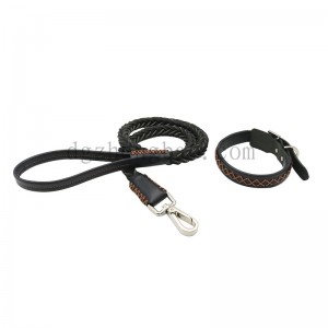 مذهلة تصميم الجلود حبل تويست للكلاب