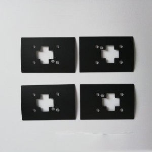 ورقة عازلة للحريق PC GE-EFR95 ورقة عازلة سوداء حشية عازلة للحريق