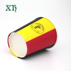 8oz 250ml مصنعي تصميم فنجان القهوة الورقية