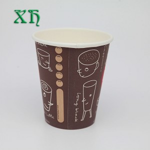 10 أوقية أكواب ورقية بنية اللون كيفية صنع كوب ورقي للذهاب