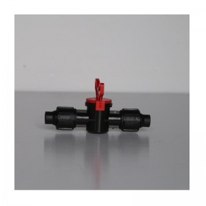 مباشرة من خلال صمام مع قفل مزدوج