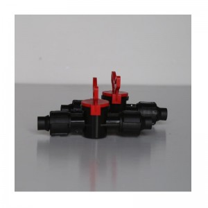 مباشرة من خلال صمام مع قفل مزدوج