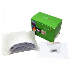 مصباح حائط نصف دائري شمسي