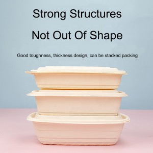 نشا الذرة وجبة خفيفة مربع التعبئة والتغليف القابلة للتحلل