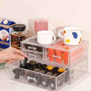 سطح المكتب شفافة الاكريليك عرض موقف القهوة