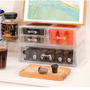 سطح المكتب شفافة الاكريليك عرض موقف القهوة