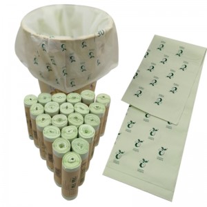 عالية الجودة كيس من البلاستيك الحيوي سماد نشا الذرة