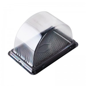 يمكن التخلص منها الغذاء الصف غير سامة مربع نفطة يتقوس واضح مربع كعكة مربع التعبئة والتغليف الحلوى التعبئة والتغليف