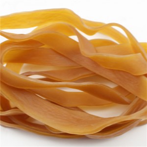 قام المصنعون حسب الطلب بإطالة وتوسيع أشرطة مطاطية صفراء شفافة عالية المرونة ليس من السهل كسر الأربطة المطاطية الكبيرة الحجم