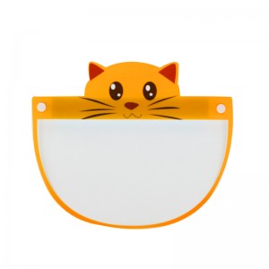 OEM موزع مكافحة الضباب مخصص العزلة البلاستيكية للأطفال درع الوجه