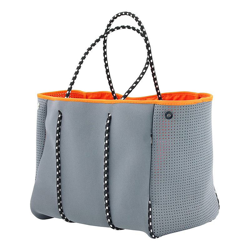 طباعة أزياء النيوبرين مخصص شاطئ حقيبة يد التعادل صبغ ماء النيوبرين حقيبة حمل الشاطئ