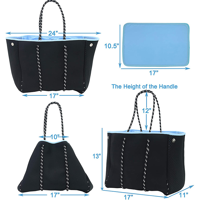 تصميم الأزياء متعددة الوظائف العصرية النيوبرين بيتش حمل حقيبة المرأة حقيبة حمل الصليب الجسم حقيبة الكتف كبيرة حقيبة النيوبرين