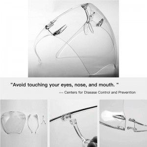 مكافحة الضباب حملق للجنسين قناع الوجه الكامل نظارات درع واقية