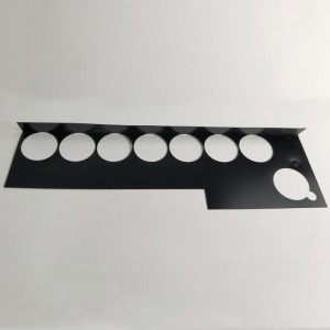 203 * 109 * 0.25mm ورقة عزل الكمبيوتر الأسود، مقاومة للحرارة وسهلة لثني ورقة العزل