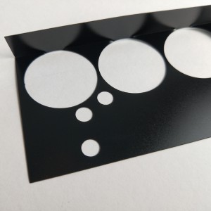 203 * 109 * 0.25mm ورقة عزل الكمبيوتر الأسود، مقاومة للحرارة وسهلة لثني ورقة العزل