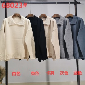 فضفاضة وأنيقة بسيطة متماسكة التلبيب واحد أعلى 68023#