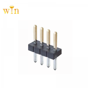 2.54mm الملعب 180 درجة تراجع صف واحد 2P ~ 40P دبوس رأس