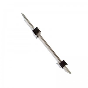 2.54 ملليمتر 1x7p 180 ° تراجع صف واحد مزدوج البلاستيك دبوس رأس 3MM-13MM-6MM