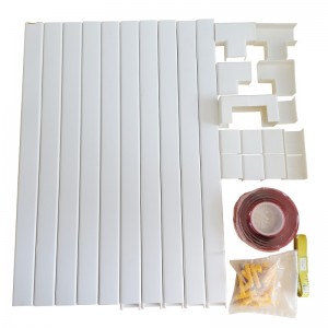 كابل PVC الكابلات الخفي جدار الحبل يغطي كابل كابل سباق اقتصاد كابل مستعار لخطر الأسلاك البلاستيك كابل غطاء الجدار