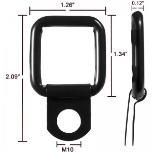 Hardtop الإزالة السريعة قفل مسامير الإبهام والمكسرات التعادل Down D-Rings Anchors استبدال مقابل 1995-2017 JK YJ TJ JKU Sports Sahara Freedom Rubicon X&غير محدود