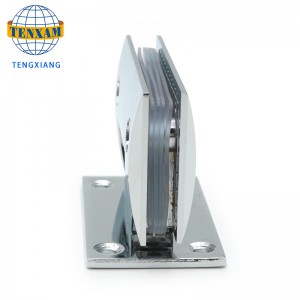 مائل حمام كليب دش غرفة الزجاج المفصلي الفولاذ المقاوم للصدأ الباب كليب 90 درجة دش المفصلي