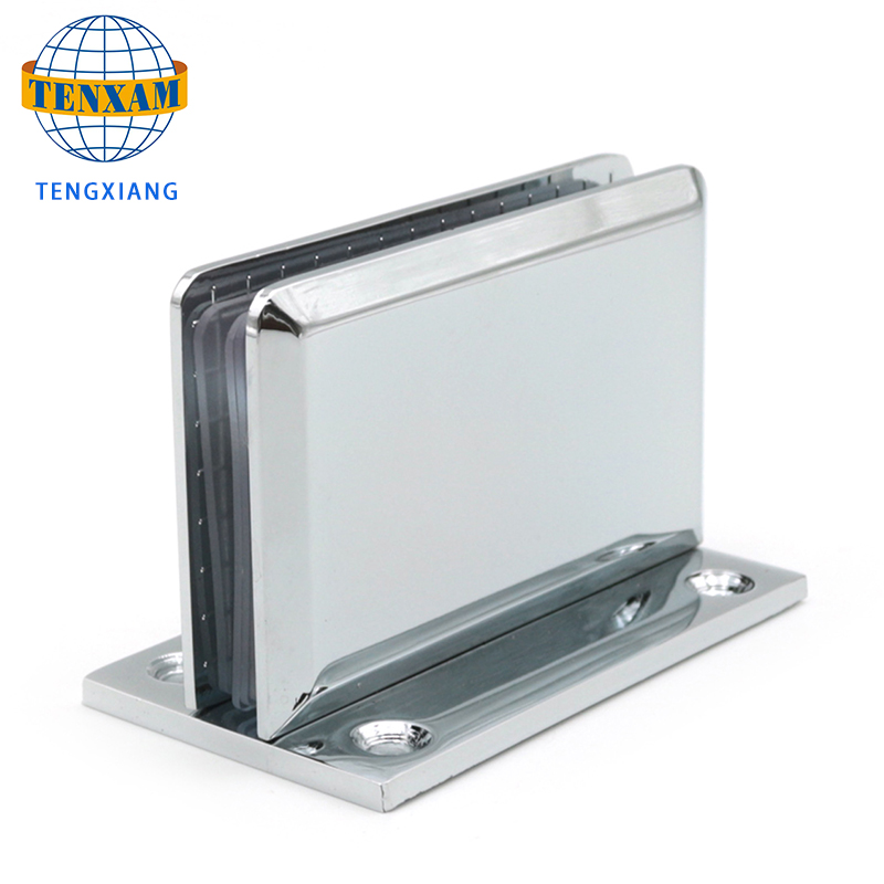 الحمام كليب غرفة دش الاكسسوارات الأجهزة زجاج الباب كليب المفصلي سبائك الزنك الزجاج كليب غرفة دش المفصلي 180 درجة