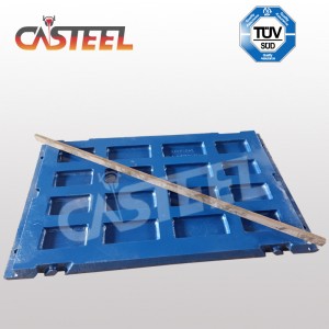 Terex JW42 JAW ARASRY الأسنان الأسنان المتوسطة، مفصل ثابت، لوحة الفك