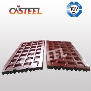 Yifan PE750x؛ 1060 أجزاء كسارة الفك، لوحة الفك، لوحة جانبية، أسافين