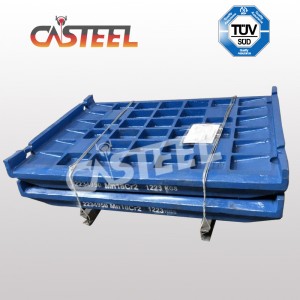 MC110 لوحة الفك الثابتة والتأرجح لكسارة موبايل Kleemann