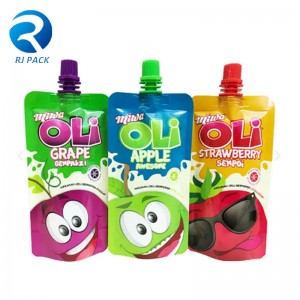 صنبور الوقوف الحقيبة لعصير التعبئة والتغليف مغلفة