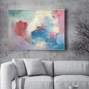 الحديثة مرسومة باليد الاكريليك الإبداعية مؤطرة جدارية الفن مجردة اللوحة على قماش