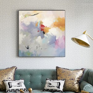 الجملة جودة عالية رسمت باليد النفط الطلاء الفني مجردة النفط الطلاء على قماش