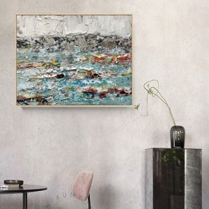 مجردة فن النسيج الإطار قماش نقية رسمت باليد أخرى جدار الفن النفط الطلاء الصورة