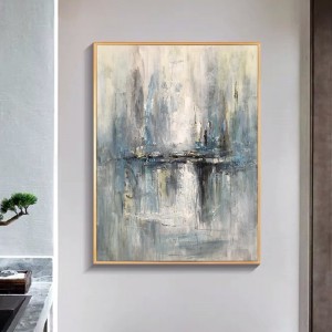 مجردة الفن النسيج قماش جدار ديكور ناحية نقية رسمت الصين النفط الطلاء لغرفة المعيشة ديكور