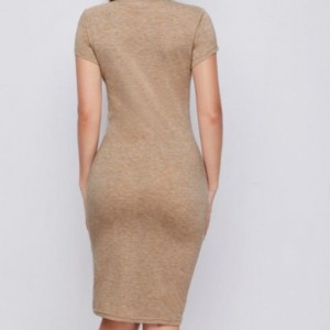 محبوك مثير اللباس التنانير قصيرة الأكمام