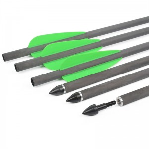 elong في الهواء الطلق 113003-02 Airgun 26.37 بوصة الكربون بولت البلاستيك ريشة الرماية