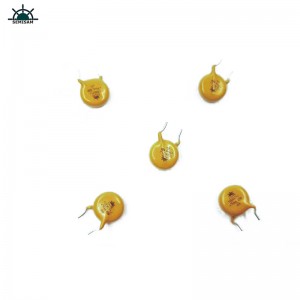 الصين ODM مكونات الإلكترونيات السلبية، الأصفر mov 10mm HVR10D621K أكسيد الزنك varistor