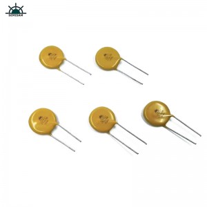 الصين ODM مكونات إلكترونيات، الأصفر MOV 20MM HVR20D621K أكسيد الزنك Varistor لمعدات مزود الطاقة